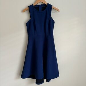 Banana Republic Dark Navy Fit & Flare Dress Size 4